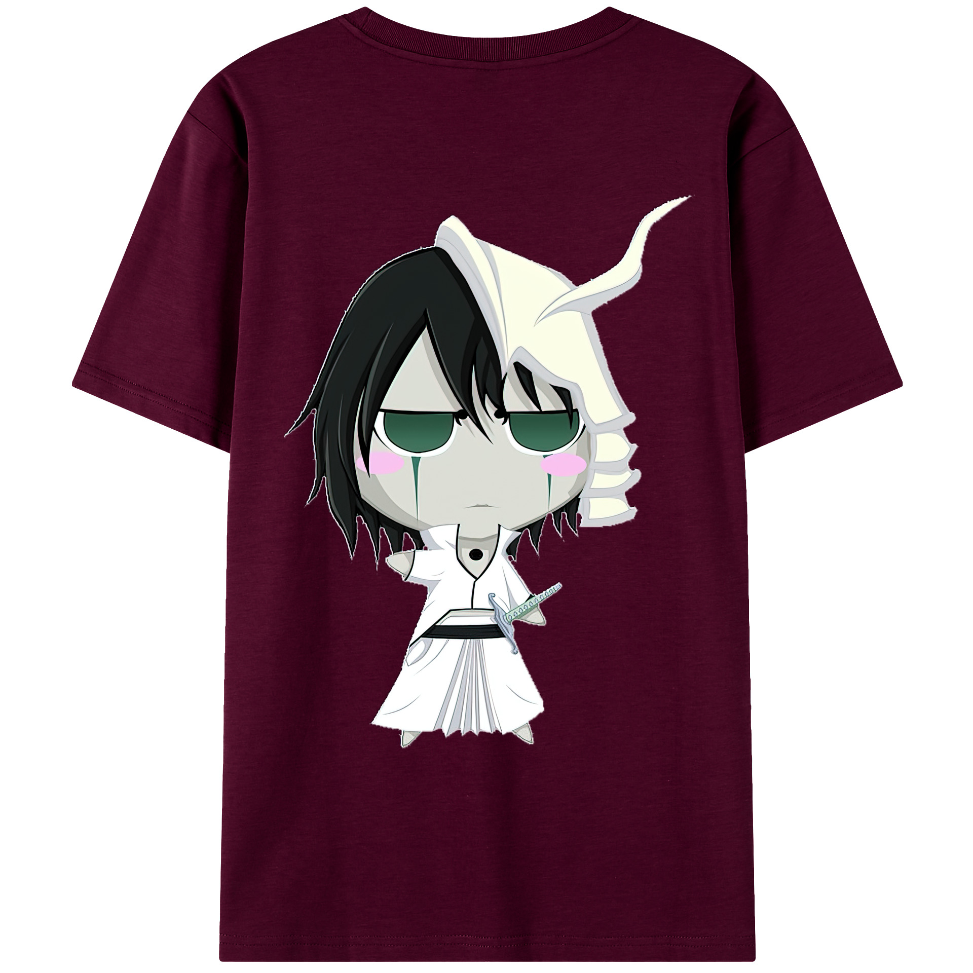 （画像用） ブリーチ ウルキオラ·シファー BLEACH Ulquiorra cifer レディース半袖Tシャツ(バックプリント)